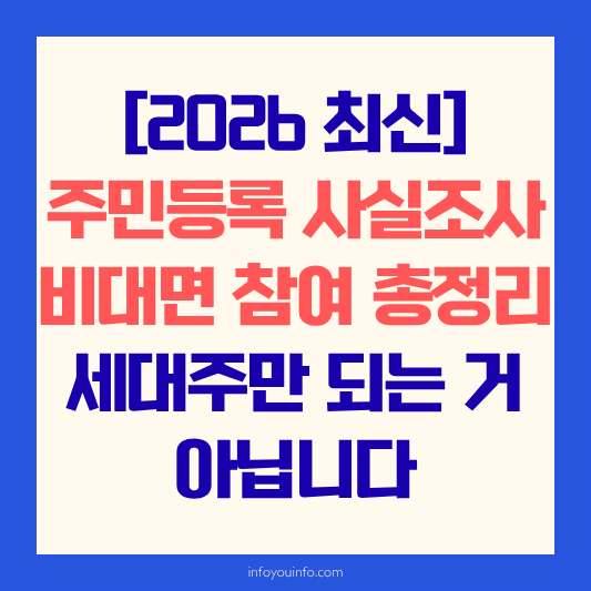 주민등록사실조사